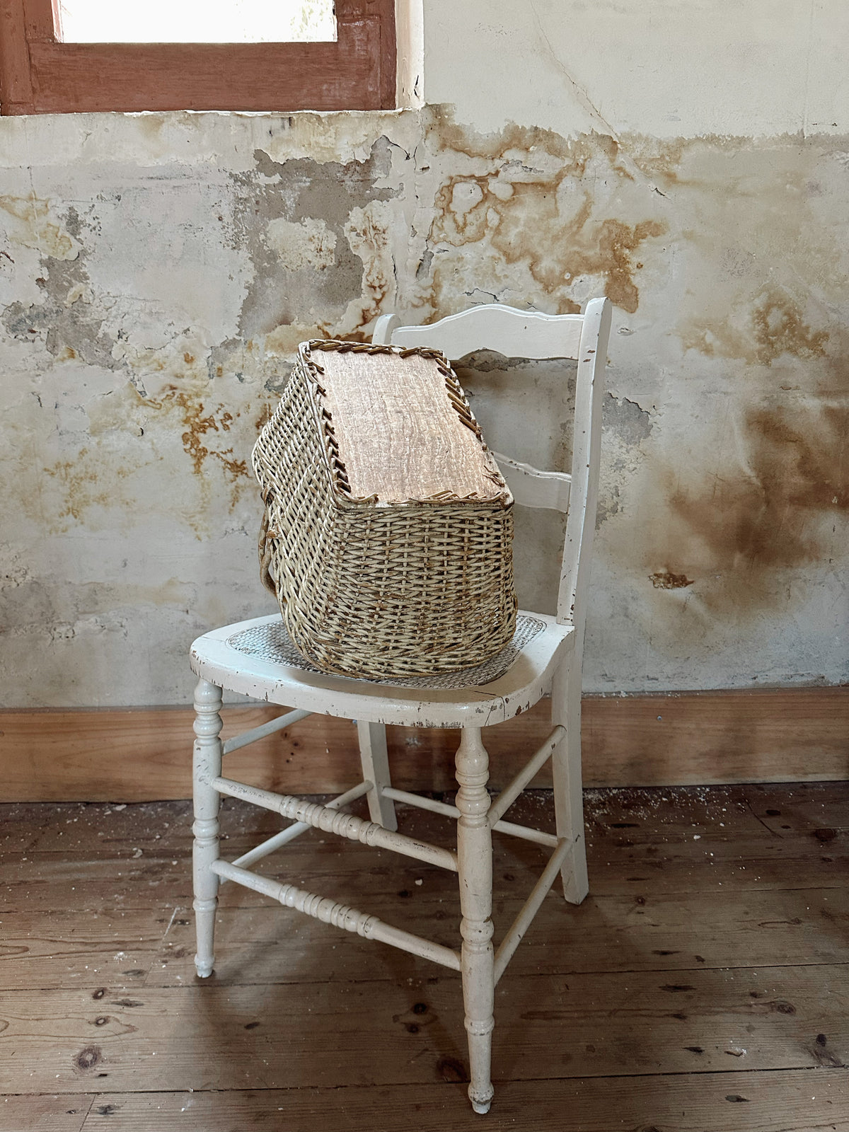 Wicker Market Gathering Basket