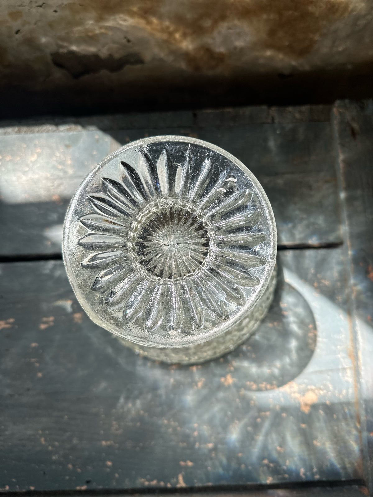 Wexford Pattern Pressed Glass Bowl/Vase