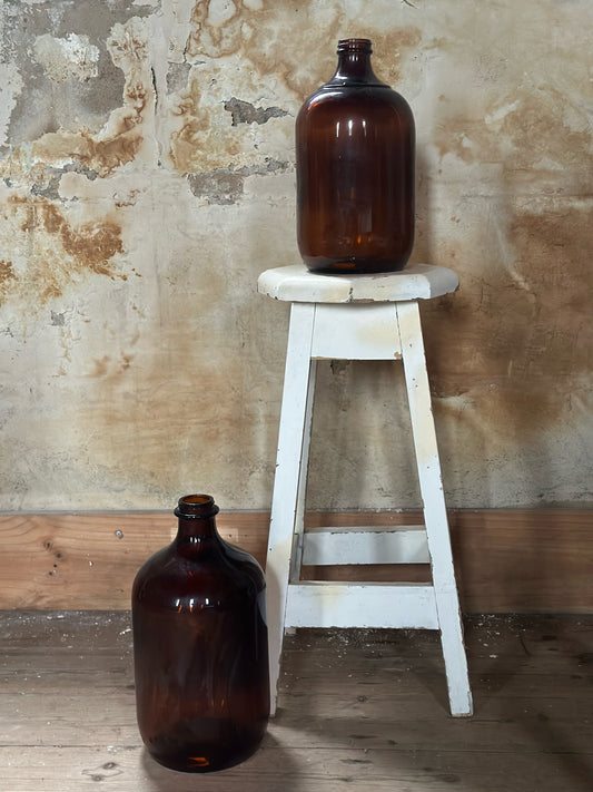 Amber Glass Apothecary Carboy