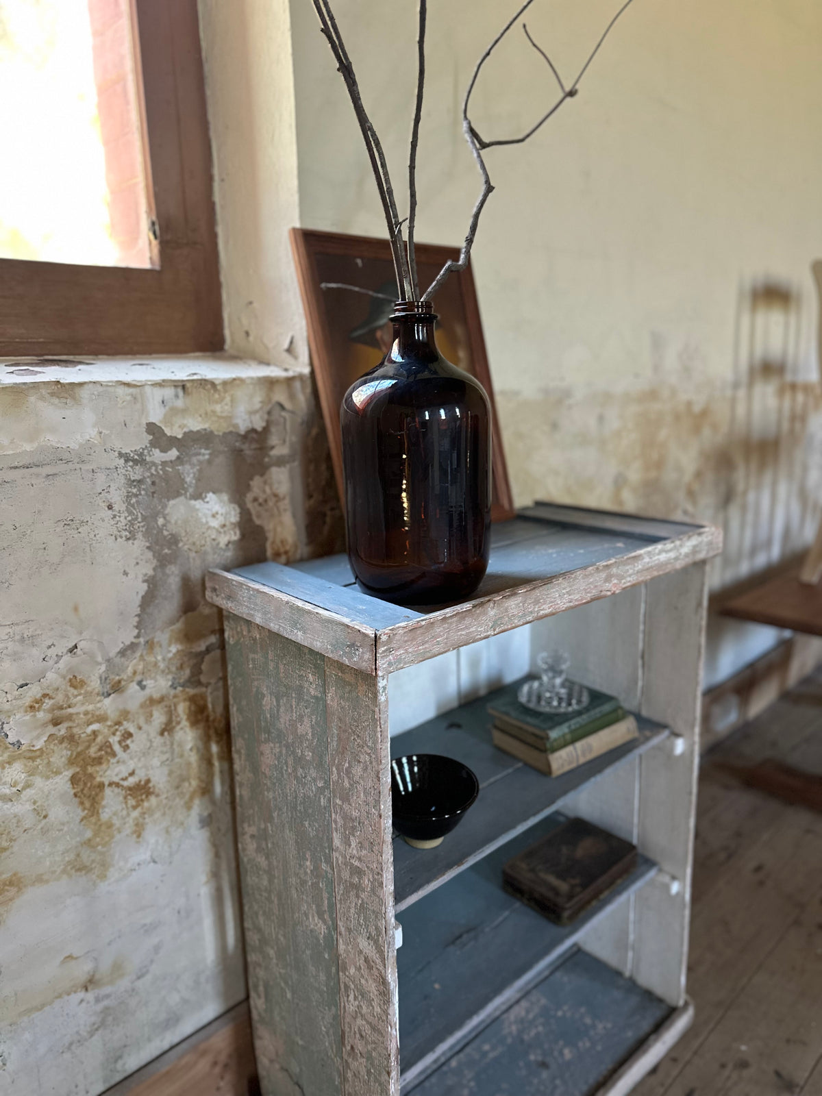Antique Australian Bush Open Shelves