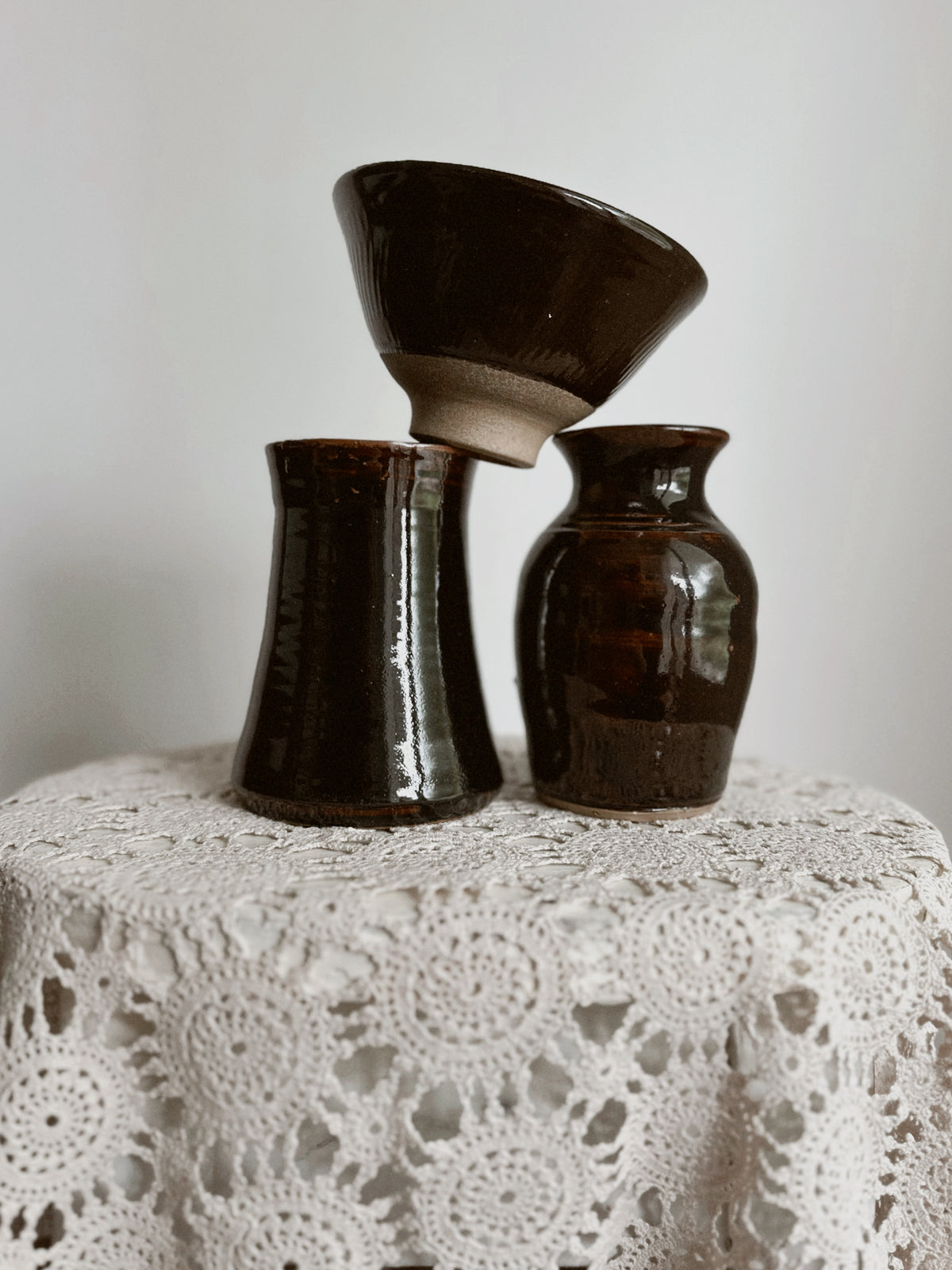 Studio Pottery Baluster Vase