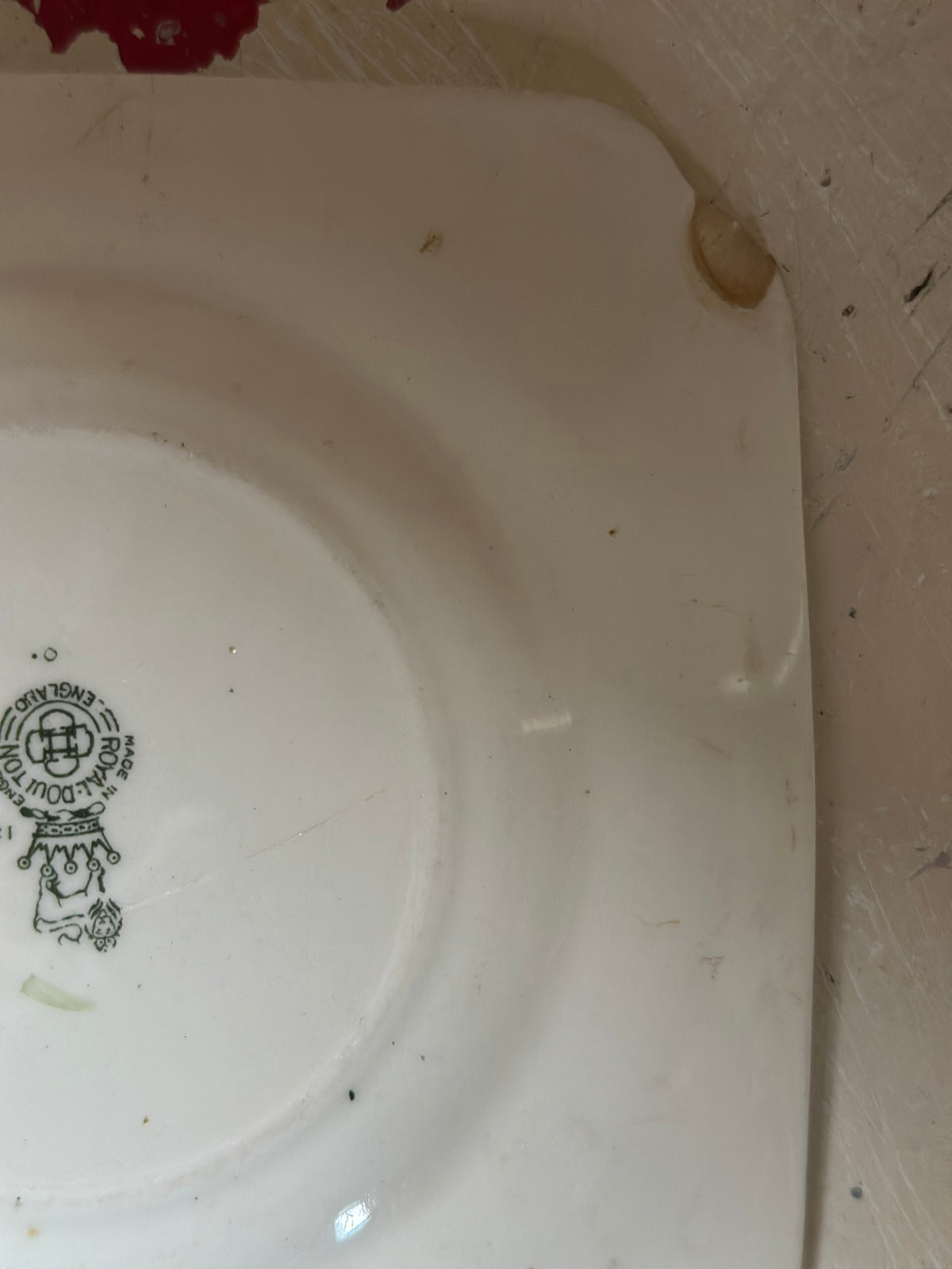 1930’s Royal Doulton Raby Rose Square Side Plate