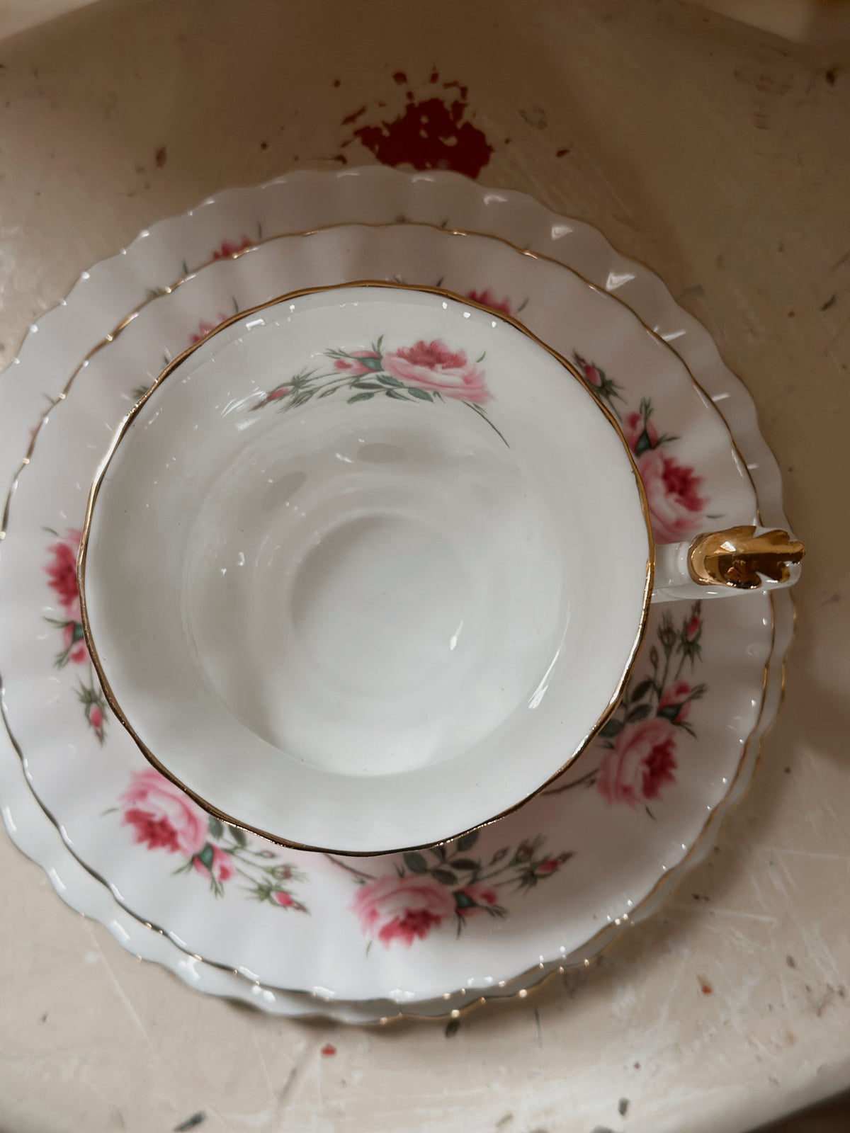 Royal Albert “Bridesmaid” 3 piece tea trio