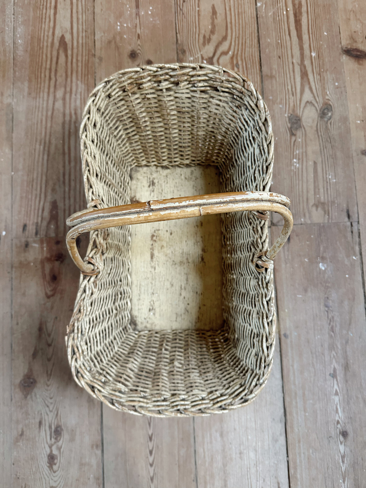 Wicker Market Gathering Basket