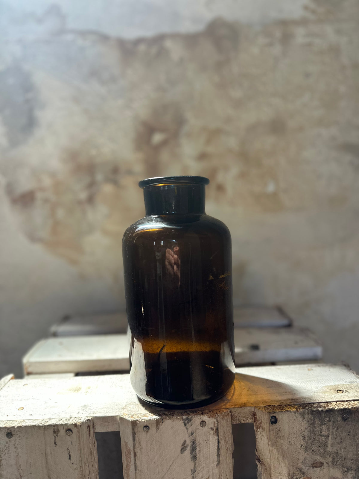 Amber Glass Apothecary Bottle #1