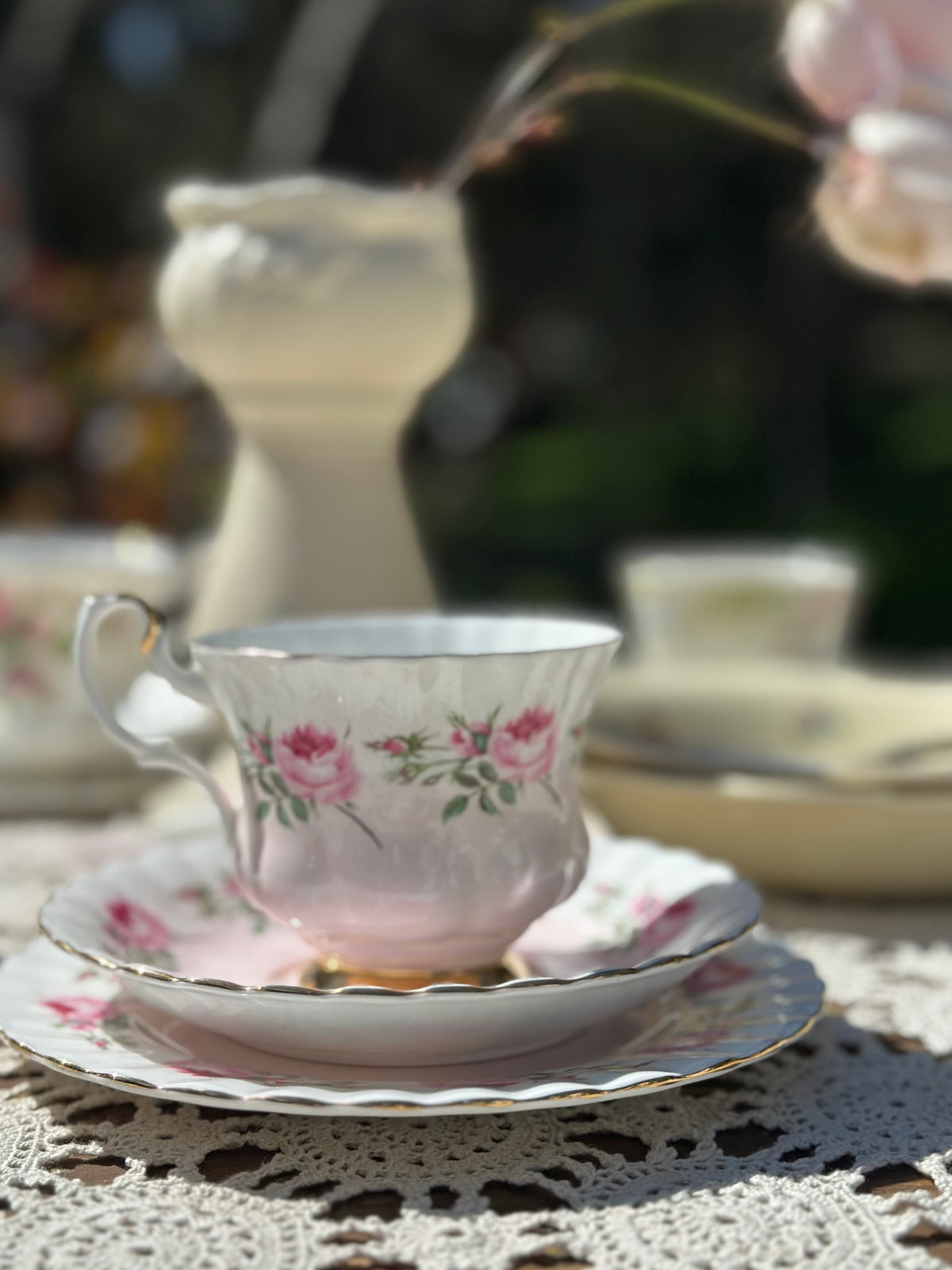 Royal Albert “Bridesmaid” 3 piece tea trio