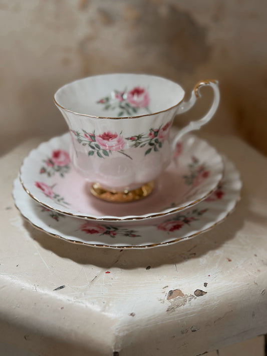 Royal Albert “Bridesmaid” 3 piece tea trio
