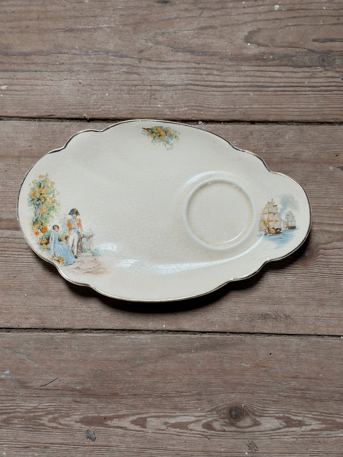 Tennis set - J & G Meakin “Sunshine” ware snack plate and cup