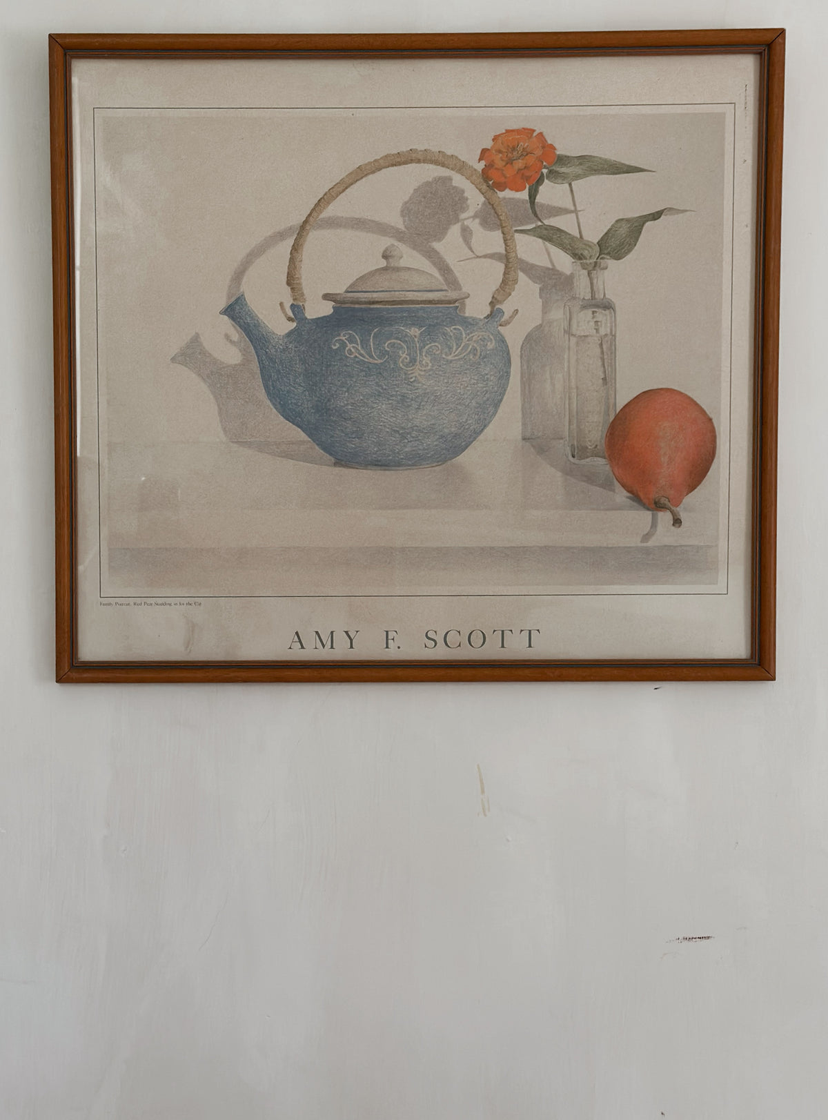 “Family Portrait Red Lear Standing in for the Cat” Amy F Scott