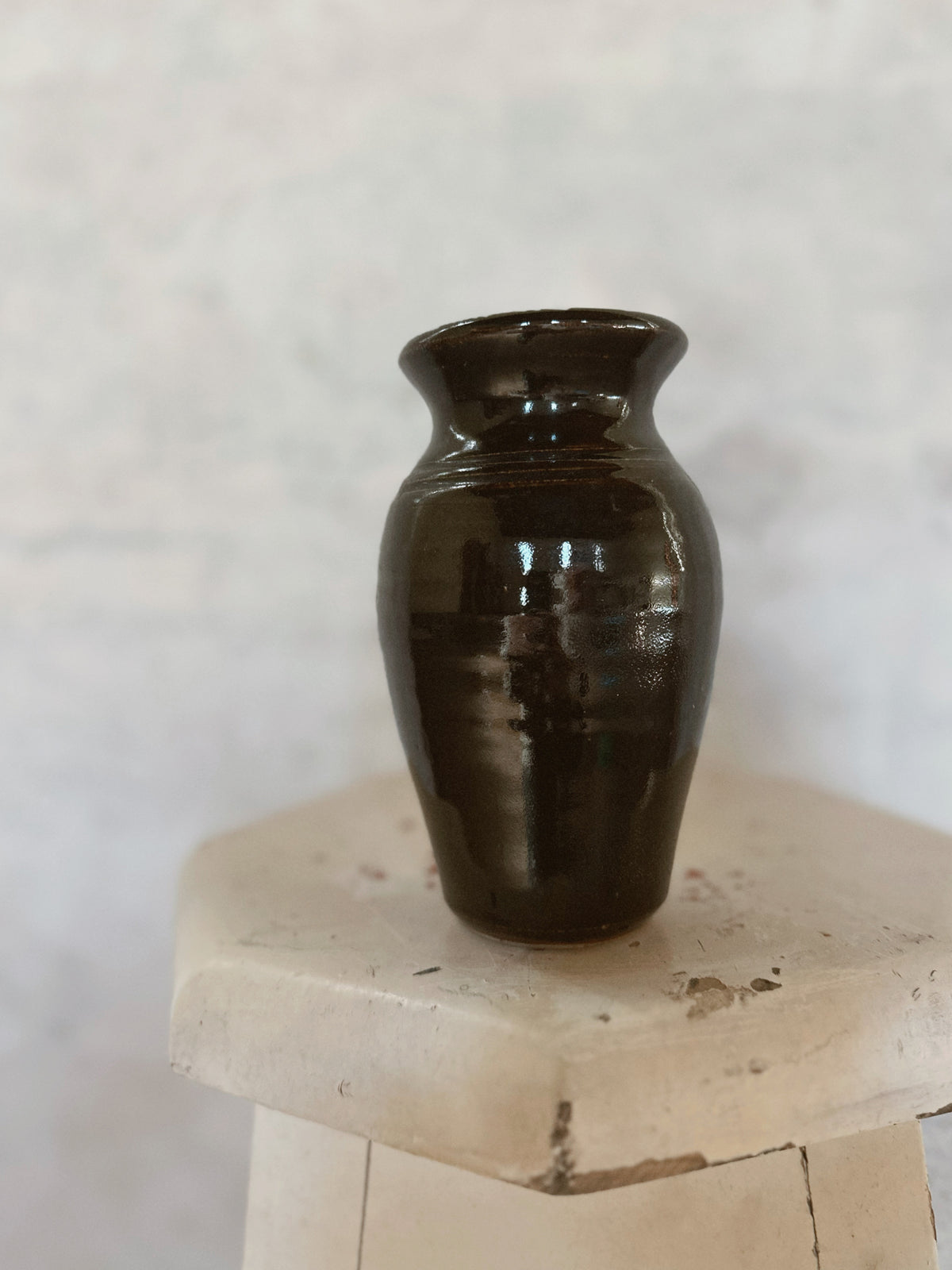 Vintage Studio Pottery Small Urn Shaped Vessel