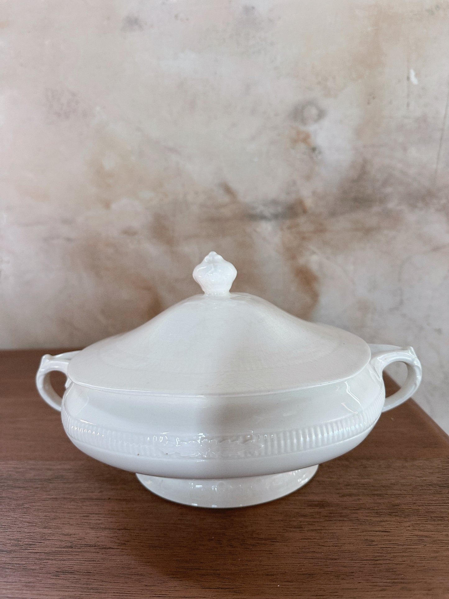 Antique 1924 W.H. Grindley Georgian Ivorie Covered Tureen